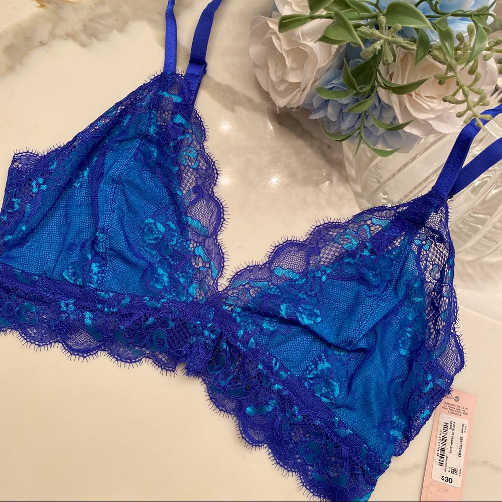 Royal blue bralette